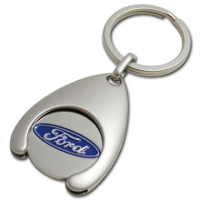 Personalizado loja Trolly moeda metal Keychain (XT-S300)